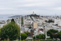 View of city of San Francisco from Russian hills