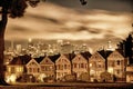 San Francisco Victorian homes Royalty Free Stock Photo