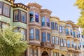 San Francisco Victorian houses California Royalty Free Stock Photo