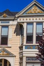 San Francisco Victorian houses near Alamo Square California Royalty Free Stock Photo