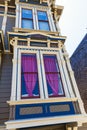 San Francisco Victorian houses in Pacific Heights California Royalty Free Stock Photo