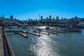 San Francisco view from Pier 39, California Royalty Free Stock Photo