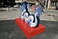 San Francisco Year of the Dragon wood statues 2024