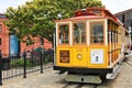 San Francisco Yellow Cable Car #15 Royalty Free Stock Photo