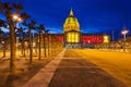 San Franicisco City Hall in Red and Gold Royalty Free Stock Photo