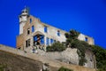 San Frrancisco, Sep 9 2022 - The famous penitentiary Alcatraz Island in San Francisco, California USA Royalty Free Stock Photo