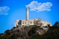 San Frrancisco, Sep 9 2022 - The famous penitentiary Alcatraz Island in San Francisco, California USA Royalty Free Stock Photo