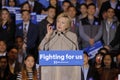 SAN GABRIEL, LA, CA - JANUARY 7, 2016, Democratic Presidential candidate Hillary Clinton speaks to Asian American and Pacific Isla