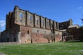 The San Galgano Abbey in Chiusdino, Italy - Inside the abbey there is the famous and legendary Sword in the Stone of King Arthur Royalty Free Stock Photo