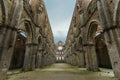 San Galgano Abbey ruins Royalty Free Stock Photo