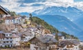 San Genesio, idyllic village near Bolzano. Trentino Alto Adige, Italy. Royalty Free Stock Photo