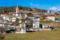 San Genesio, idyllic village near Bolzano. Trentino Alto Adige, Italy. Royalty Free Stock Photo