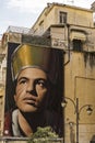 San Gennaro Jorit`s Murales in Naples, Italy