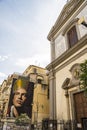 San Gennaro Jorit`s Murales in Naples, Italy Royalty Free Stock Photo