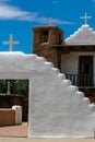 San Geronimo Chapel in Taos Pueblo, USA Royalty Free Stock Photo