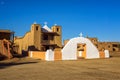 San Geronimo church in Taos Pueblo, New Mexico Royalty Free Stock Photo