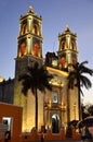 San Gervasio Valladolid Catholic church in the late evening