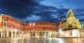 San Giacomo di Rialto - oldest church in Venice at night Royalty Free Stock Photo