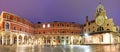 San Giacomo di Rialto - oldest church in Venice at night Royalty Free Stock Photo