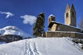 San Gian Church in Celerina Royalty Free Stock Photo