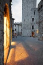 San Gimignano, the italian medieval village, Tuscany, Italy Royalty Free Stock Photo