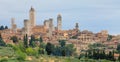 San Gimignano, the italian medieval village, Tuscany, Italy Royalty Free Stock Photo