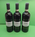 Vernaccia wine bottles