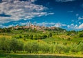 San Gimignano, one of the nicest villages of Italy Royalty Free Stock Photo