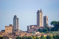 San Gimignano is a small medieval town near Siena, Tuscany, Italy Royalty Free Stock Photo