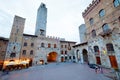 San Gimignano, the italian medieval village, Tuscany, Italy Royalty Free Stock Photo