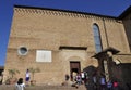 San Gimignano, 25th august: Chiesa Sant` Agostino Church in the Medieval San Gimignano hilltop town. Tuscany region. Italy