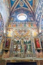 San Gimignano. Tuscany. Italy. The interior of the Collegiata di Santa Maria Assunta. Duomo Cathedral
