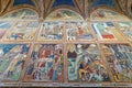 San Gimignano. Tuscany. Italy. The interior of the Collegiata di Santa Maria Assunta. Duomo Cathedral