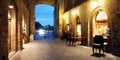 SAN GIMIGNANO, TUSCANY, ITALY, 20 JULY, 2020: Medieval architecture of San Gimignano, Tuscany, Italy. Royalty Free Stock Photo