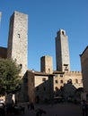 San Giminiano | towers houses Royalty Free Stock Photo