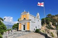 San Giorgio church, in Portofino, Liguria, Italy.