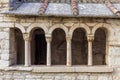 The colonnade of the cloister