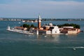 San Giorgio island, Venice, Italy Royalty Free Stock Photo