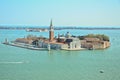 San Giorgio island, Venice, Italy Royalty Free Stock Photo