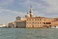 San Giorgio Maggiore island in Venice, Italy. Royalty Free Stock Photo