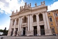 San Giovanni al Laterano Basilica front fachade at Rome