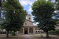 San Giovanni Battista church at Carpegna Marches, Italy