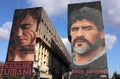 San Giovanni a Teduccio - Murales dello Scugnizzo NiccolÃÂ² e di Diego Armando Maradona di Jorit