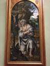 San Girolamo is an oil painting on an oak panel preserved in the Uffizi Gallery in Florence