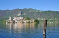 San Giulio Island,Lake Orta,Italy Royalty Free Stock Photo