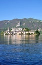 San Giulio Island,Lake Orta,Italy Royalty Free Stock Photo