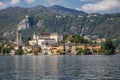 San Giulio Island, Orta Lake Royalty Free Stock Photo