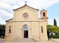 San Giustino, Italy. Facade of catholic church in San Giustino Chiesa arcipretale di San Giustino