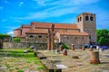 San Giusto Cathedral and Roman Forum hill in Trieste - Italy