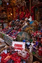 San Gregorio Armeno street, Naples, Italy- shopping in stores with typical handcrafted christmas statues